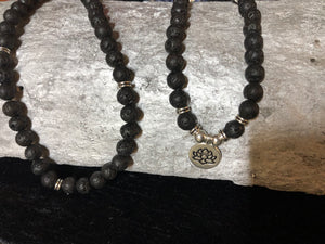 Strength Black Onyx Stone necklace