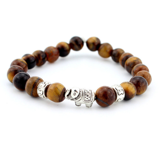Healing Stone - Good Fortune Elephant Bracelets