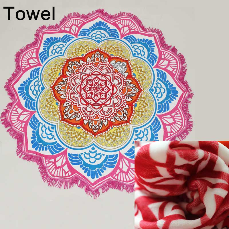 Thick Cotton Blanket Tassel Mandala